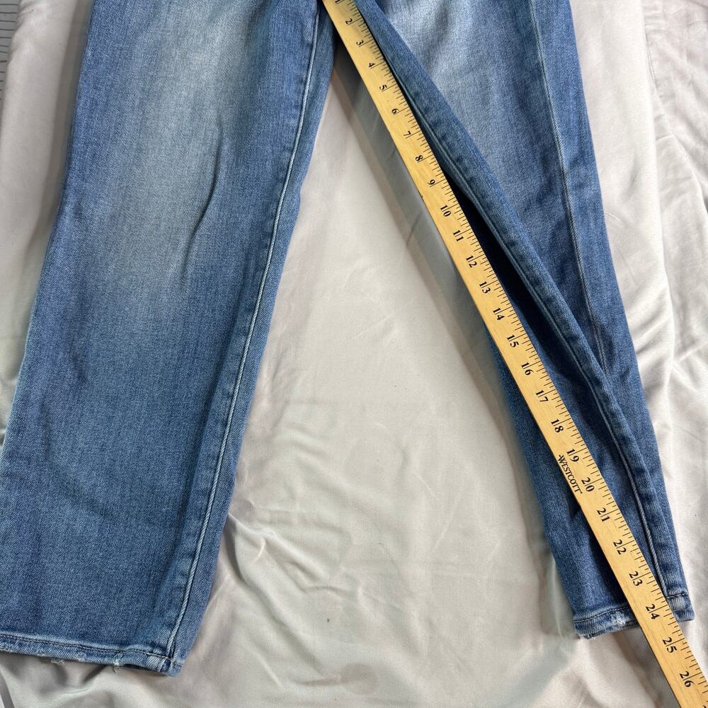 Pistola Womens Jeans Size 30 Light Wash High Rise Straight Leg Stretch Denim - Picture 7 of 9